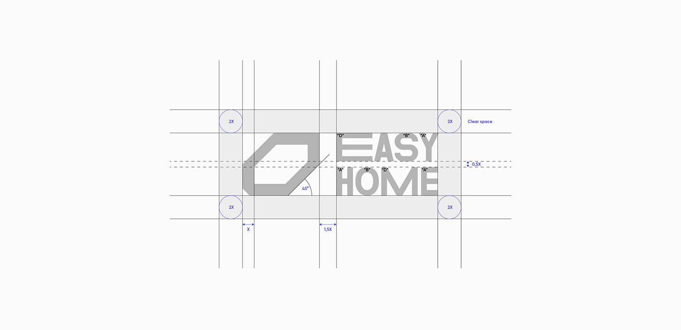 2020logo brand branding  container easy home  elegant house logo modular simple