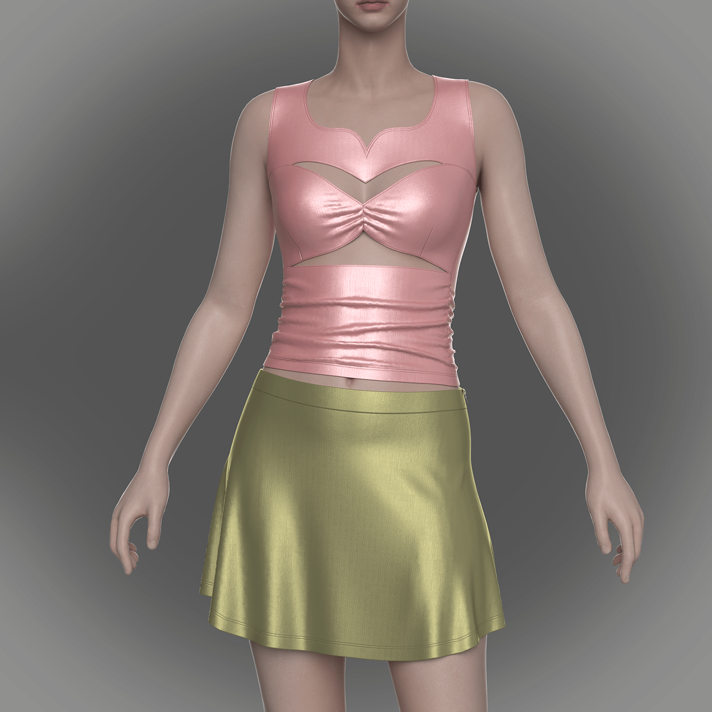 body Clo3D virtual fashion virtualfashion 3dfashion Digital Art  styling  moda Fashion  itsclo3d skirt