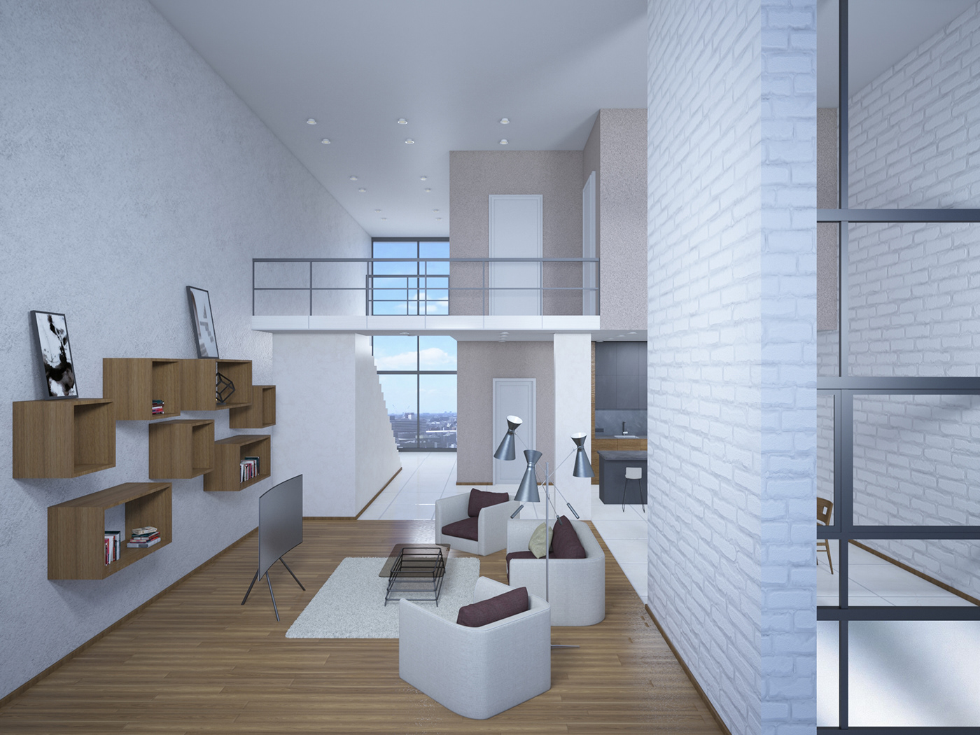 3DDesign 3drendering 3dsmax 3dvisualization interiordesign maisonette nightrender Residentalbuilding skyscraperarchitecture vray