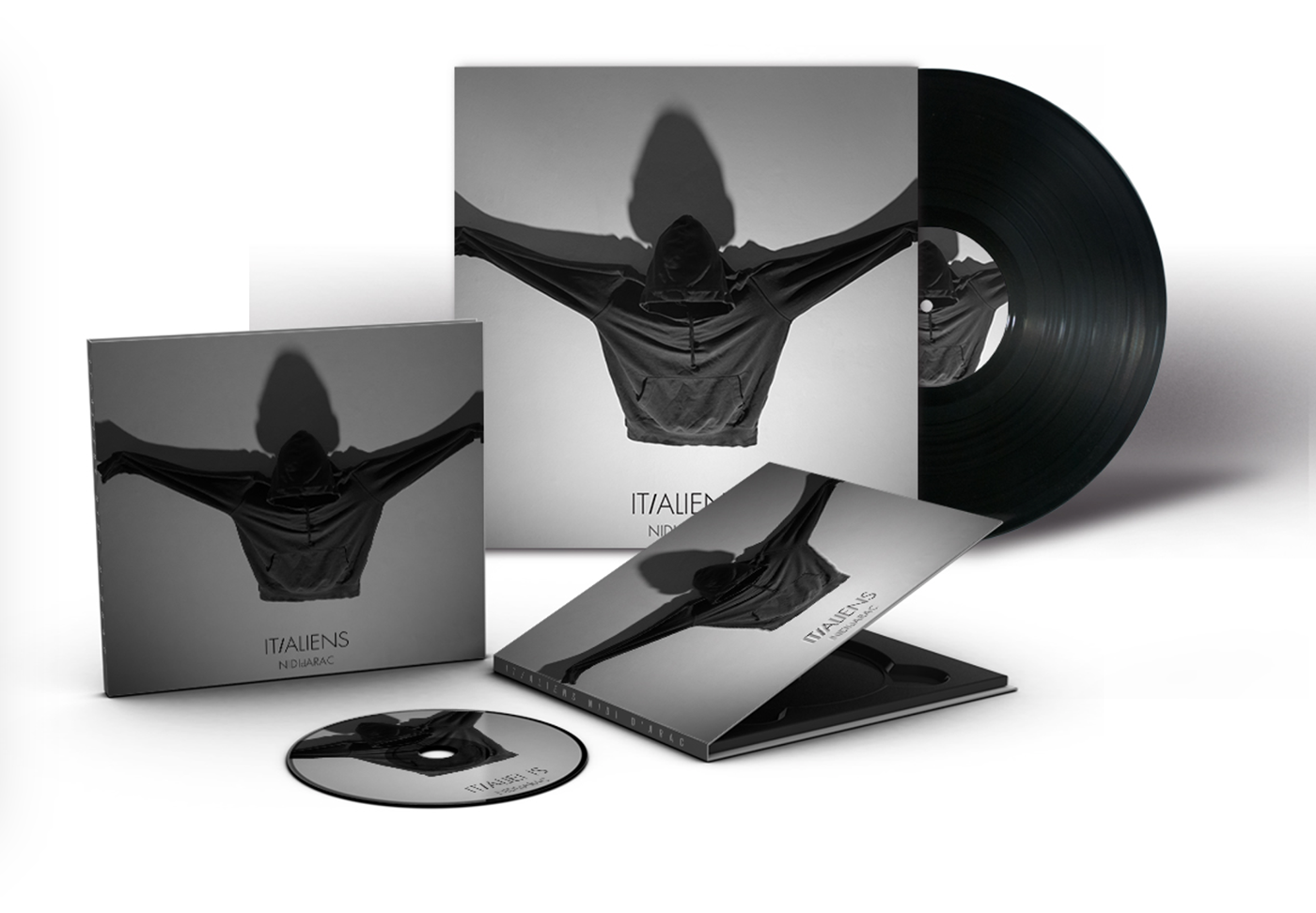 Musique nidi d'arac Album visual identity