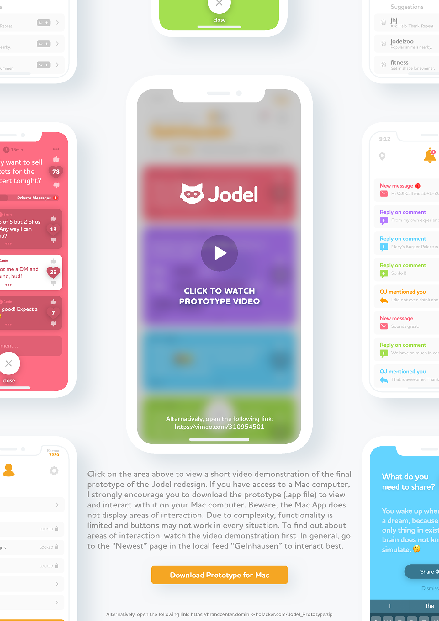 hyperlocal app redesign campaign expansion Experiential Jodel Jodel App social media mobile design