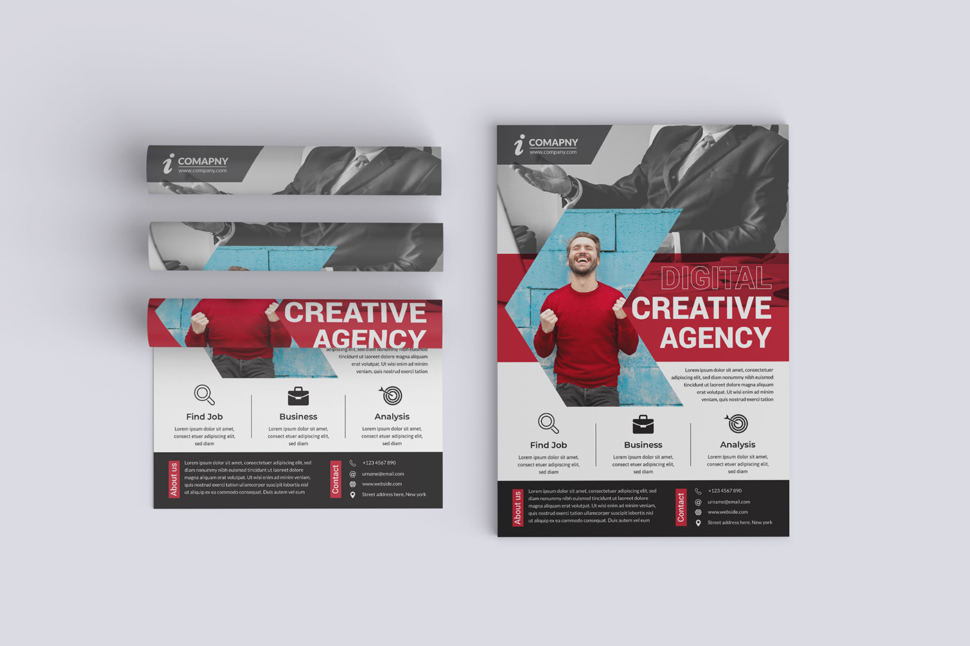 Advertising  banner brochure business corporate design flyer graphic leaflet Social media post