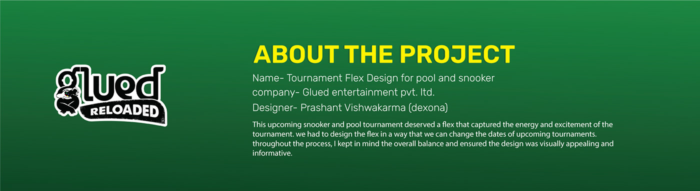 design visual identity adobe illustrator flex photoshop marketing   8 ball pool snooker billiards tournament graphics