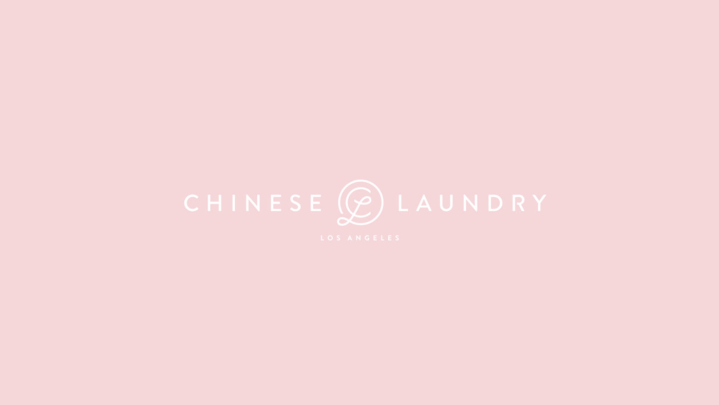 chinese laundry shoes branding  identity logo