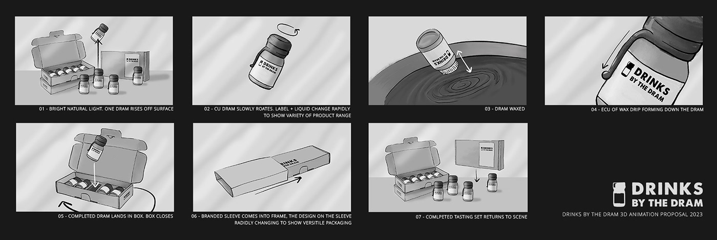 3d animation visualization cinema 4d Advertising  motion design animation  CGI digital Renders alcohol