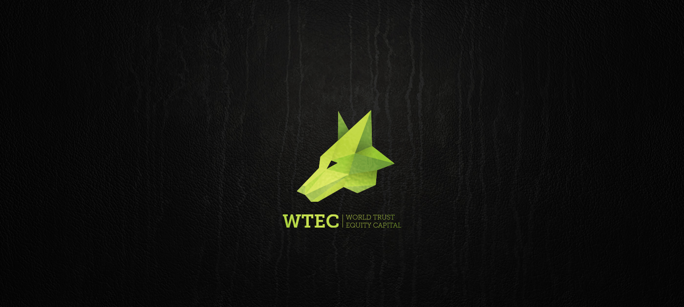 wtec wolf logo Low Poly green wolf low poly wolf world trust equity black green