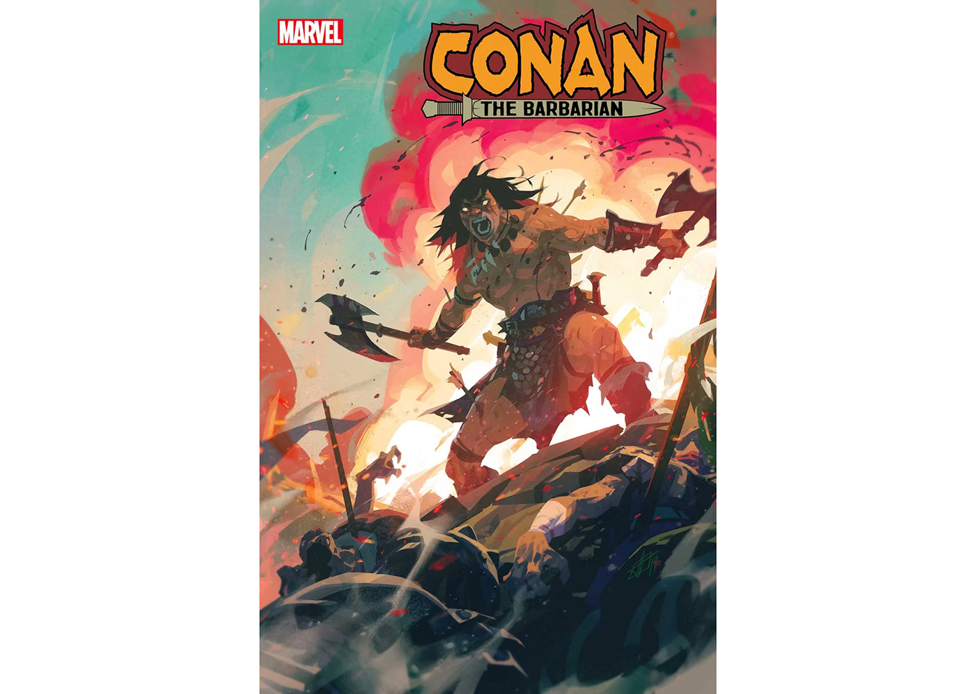 conan cover Cover Art marvel Comic Book warrior