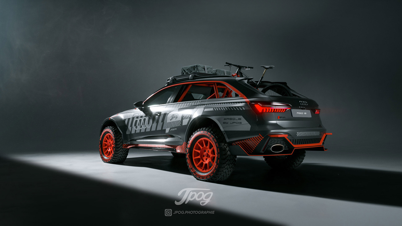 Audi audi dakar car design conceptcar desert jpog rs6 rsq6 studio Truck