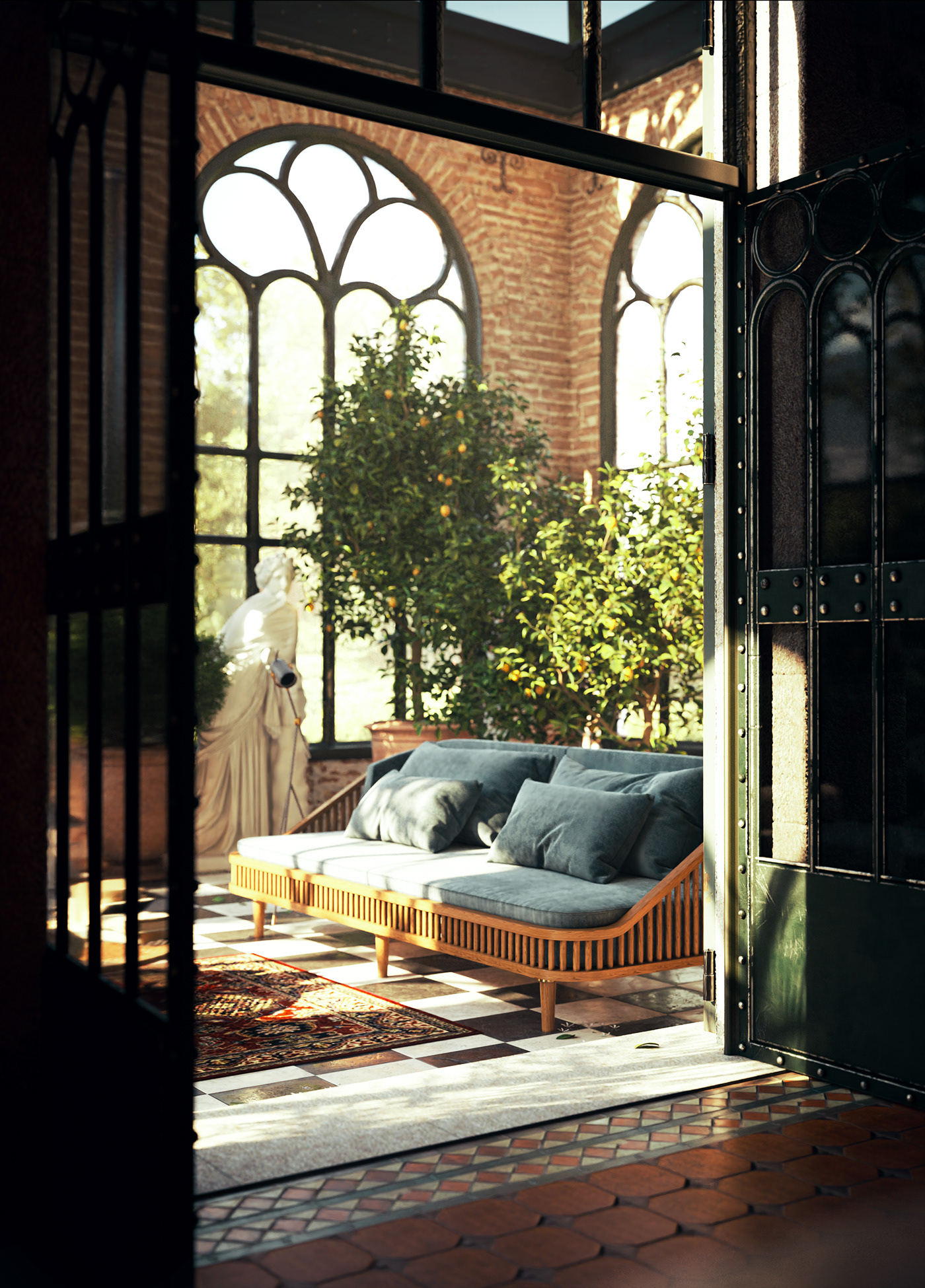 #architecture #interiordesign #patina #rendering #romantic #Tuscany 