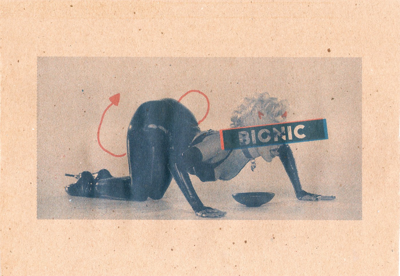 design gráfico graphic design  capa de Cd album cover Bionic projeto gráfico graphic project kraft paper papel kraft