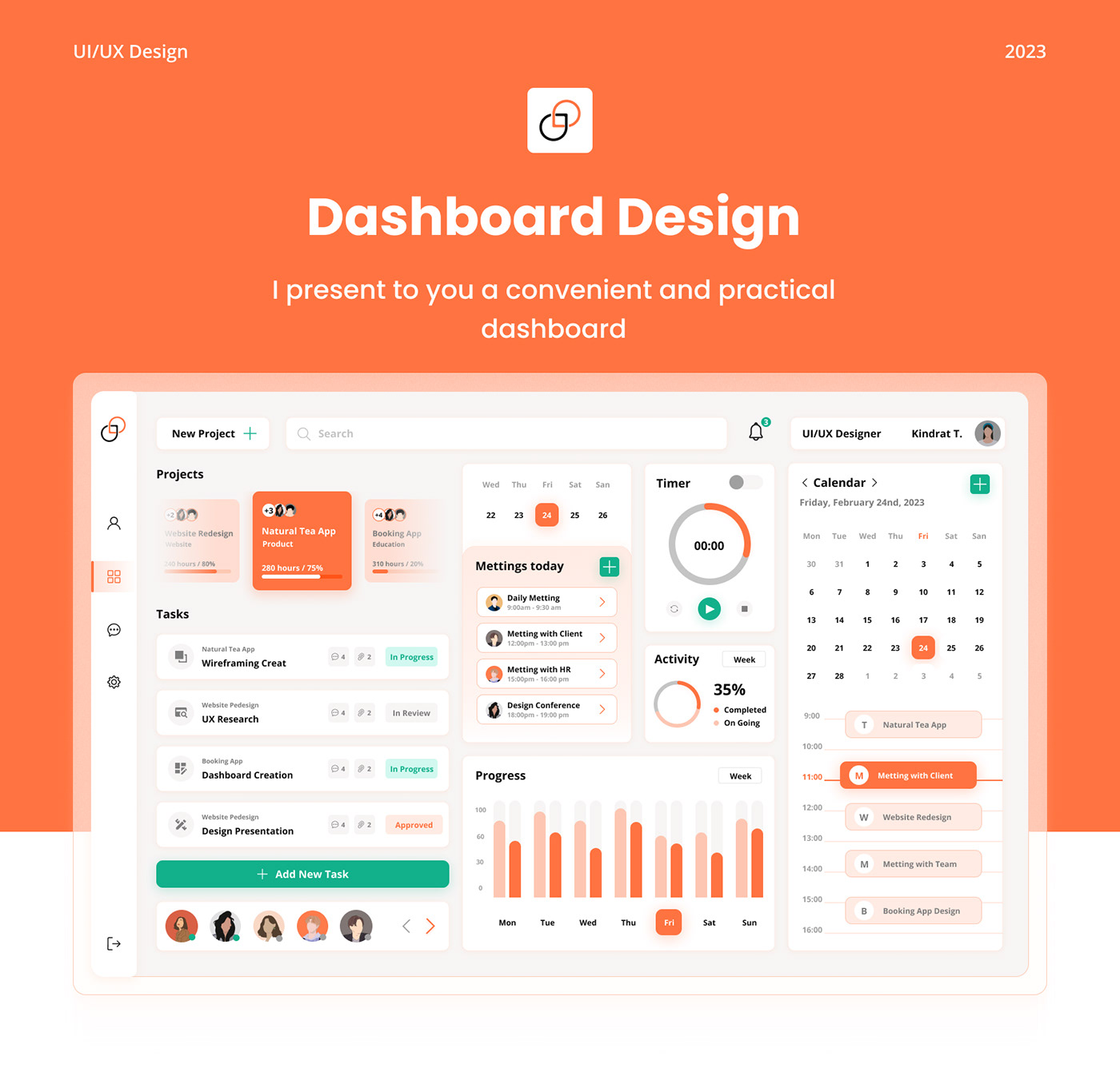 dashboard dashboard design UI/UX prototype calendar Figma Web Design  Interaction design  UI ux
