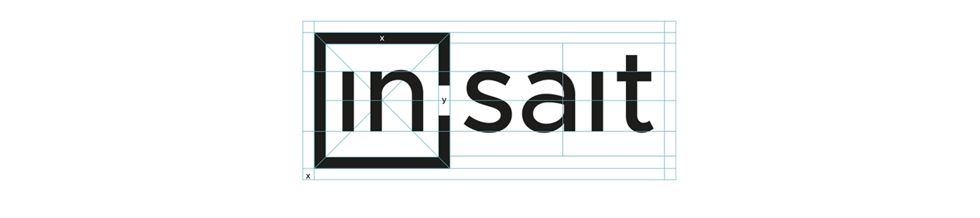 logo identity branding  Patterns Stationery mockups naming design Insight icons
