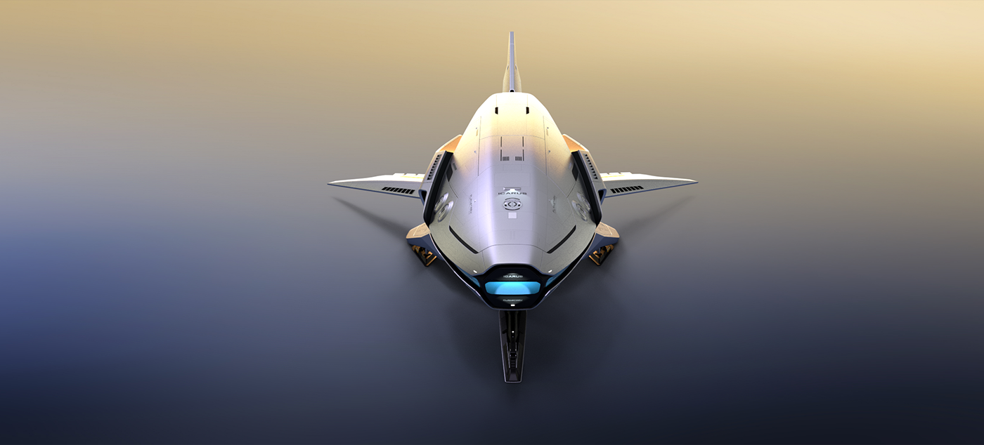 spaceship science fiction Alias concept art Vehicle Exloration Digital Model