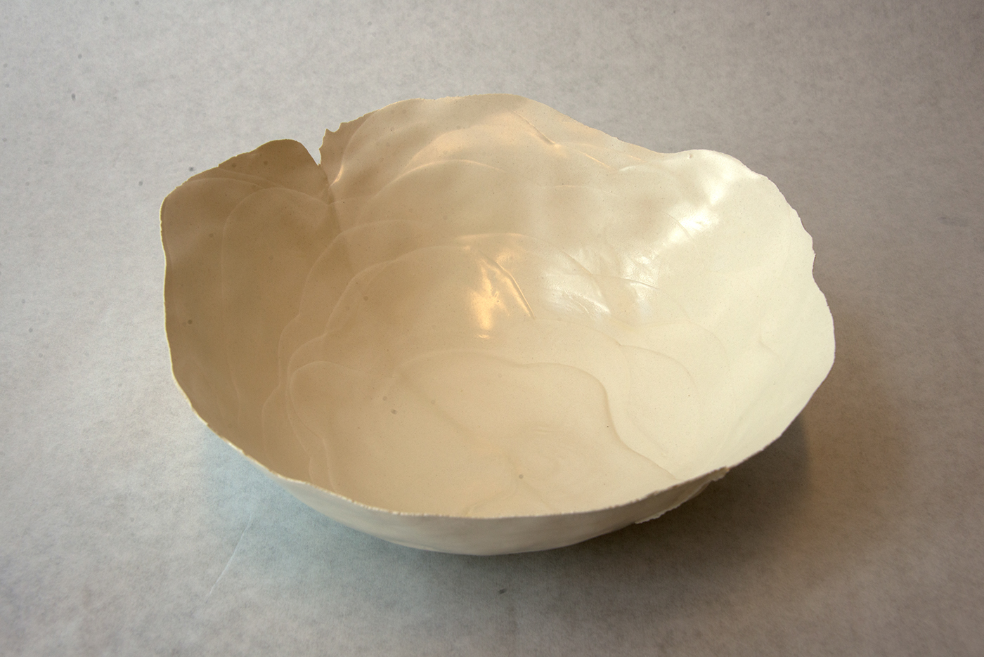 slip cast clay ceramics  bowls plates KITCHENWARE dinnerware Display