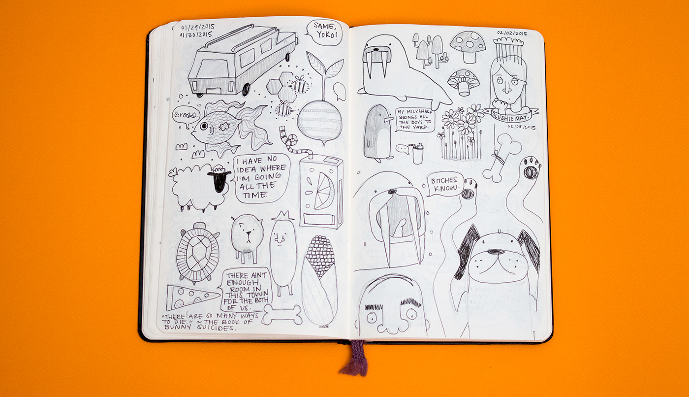 sketchbook sketches doodles
