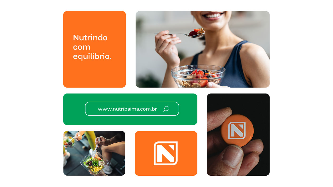 nutricionista Nutrição identidade visual brand identity Graphic Designer Social media post marketing   Advertising  visual identity brand
