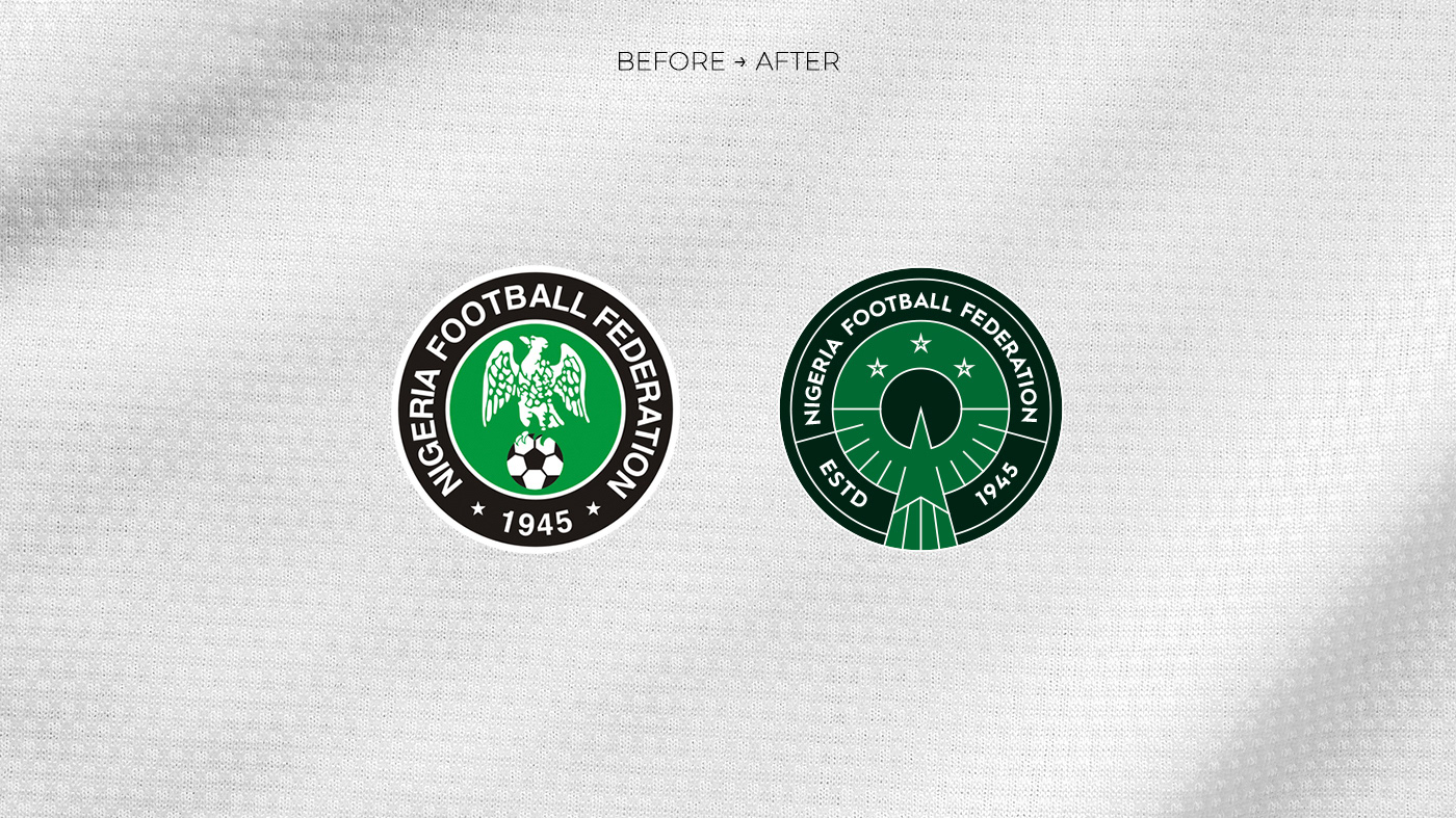 nigeria Logo Design football Sports Design african badge crest sports design SuperEagles