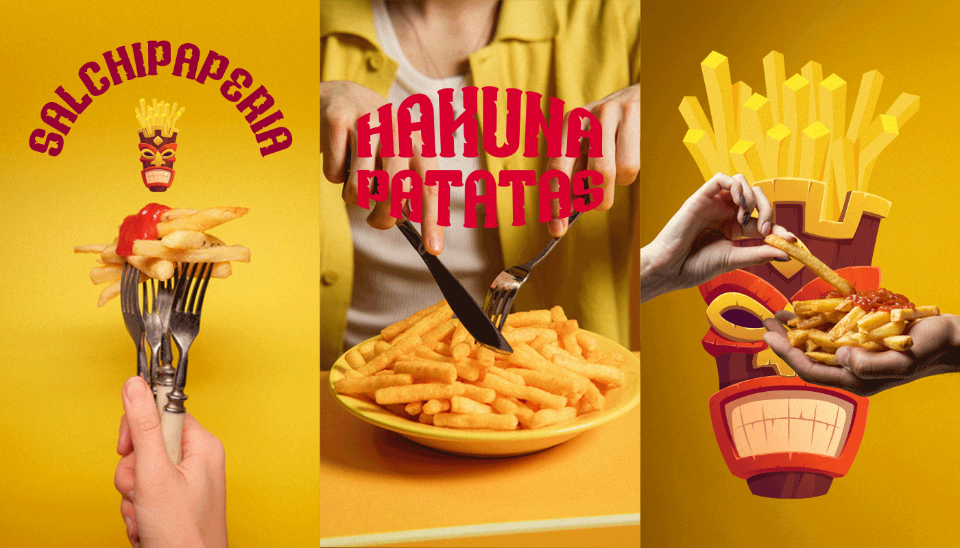 digital illustration marca Food  brand identity Brand Design Fast food comida Logo Design Logotype diseño gráfico