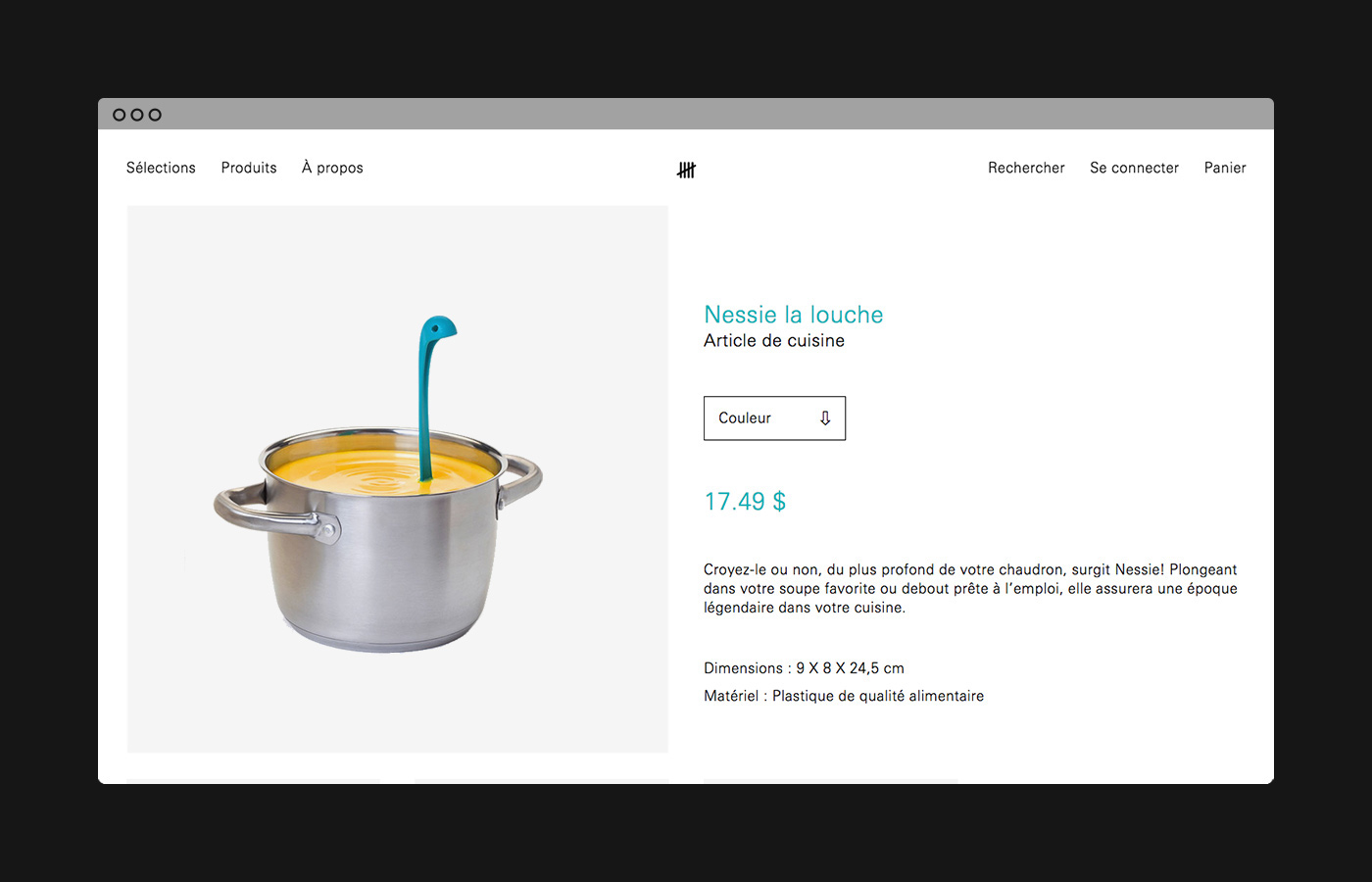Web design shop online e-commerce gift UI minimalist