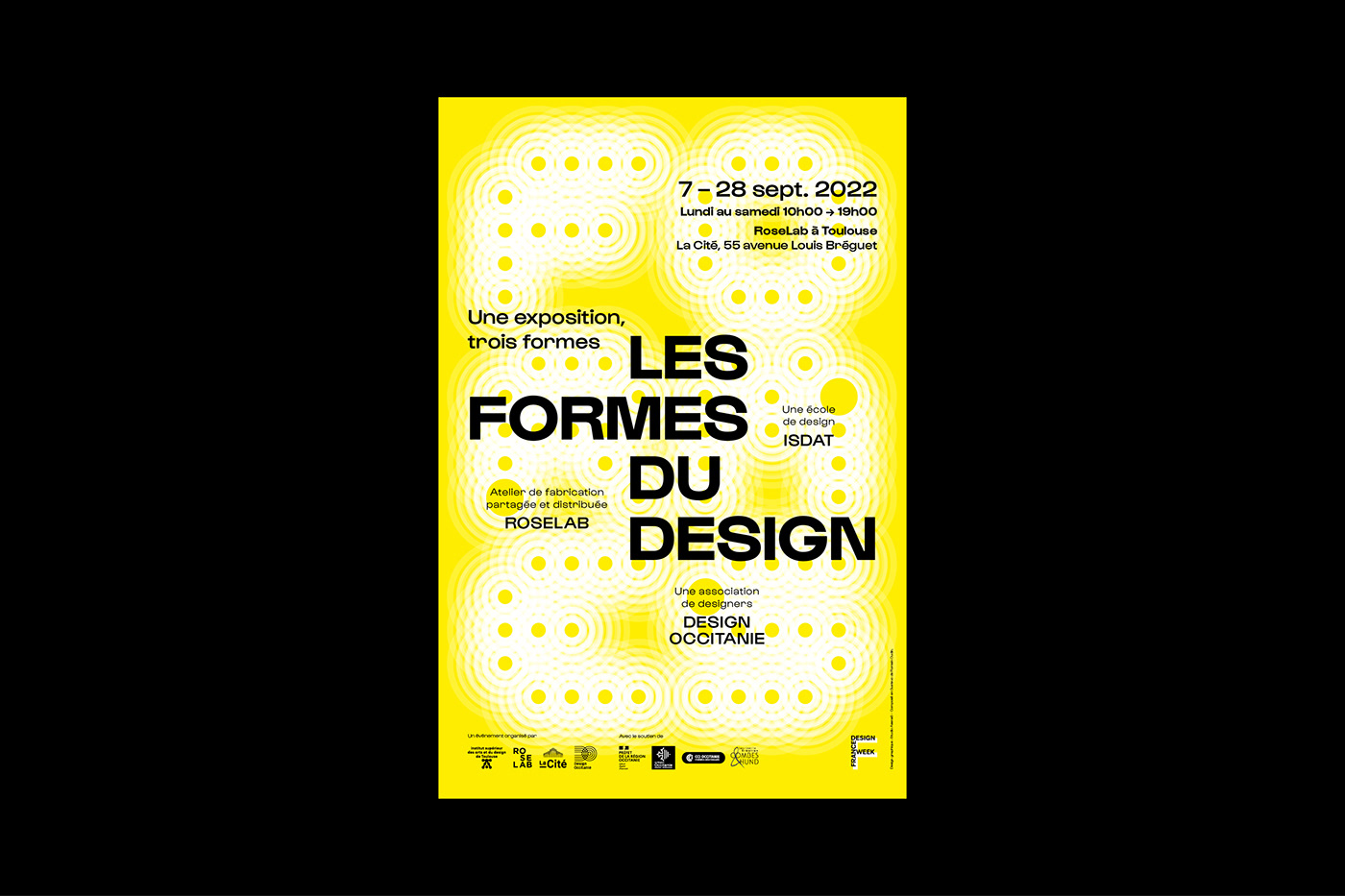 design EXHIBIT DESIGN exposition occitanie poster Scénographie scenography Signage