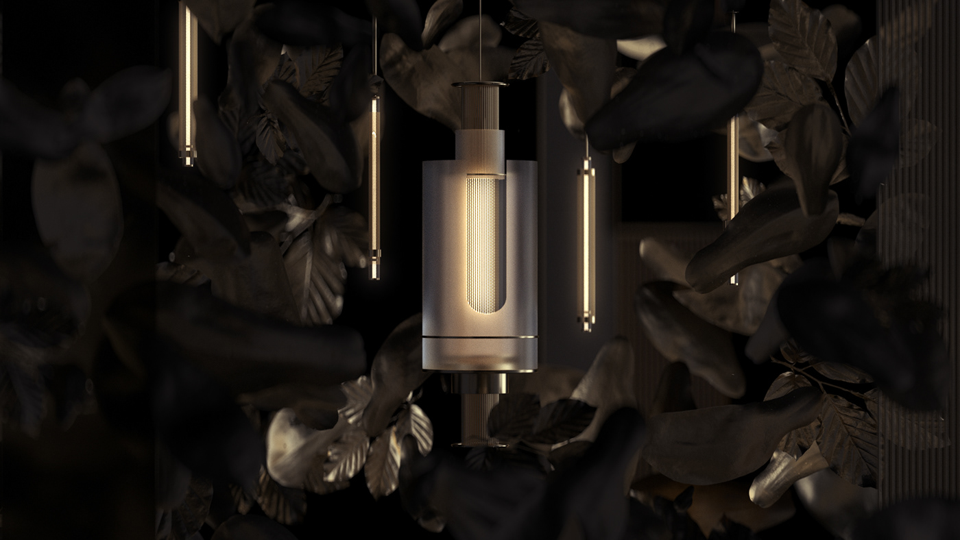 styleframe octane light pendant gold luxury brand design pitch