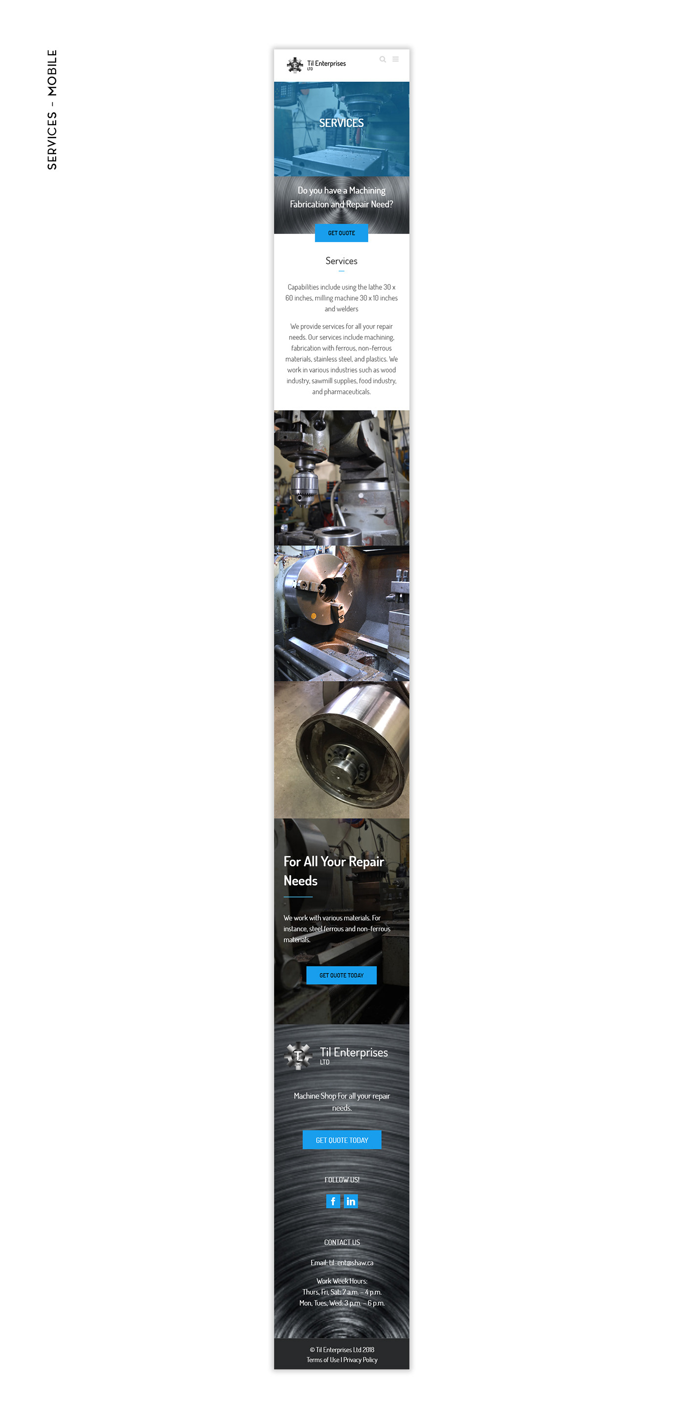 machine shop monikaszucs feifei website development design user experience blue silver metal