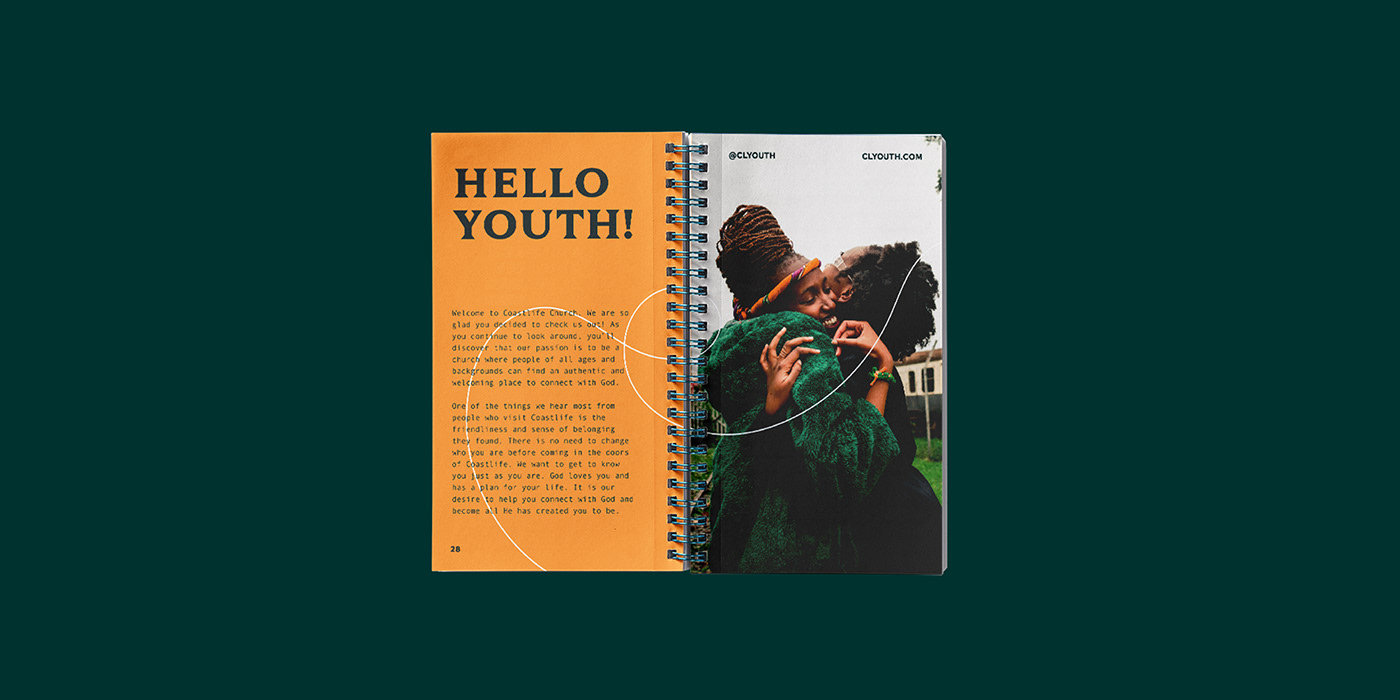 youth church visual identity path Love unsplash deliverables brand