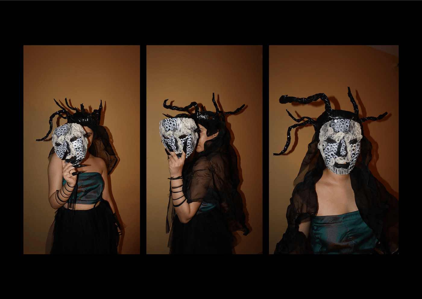 wearable art avant garde Fashion  textile design horror costume NIFT Mumbai cosmic horror арт