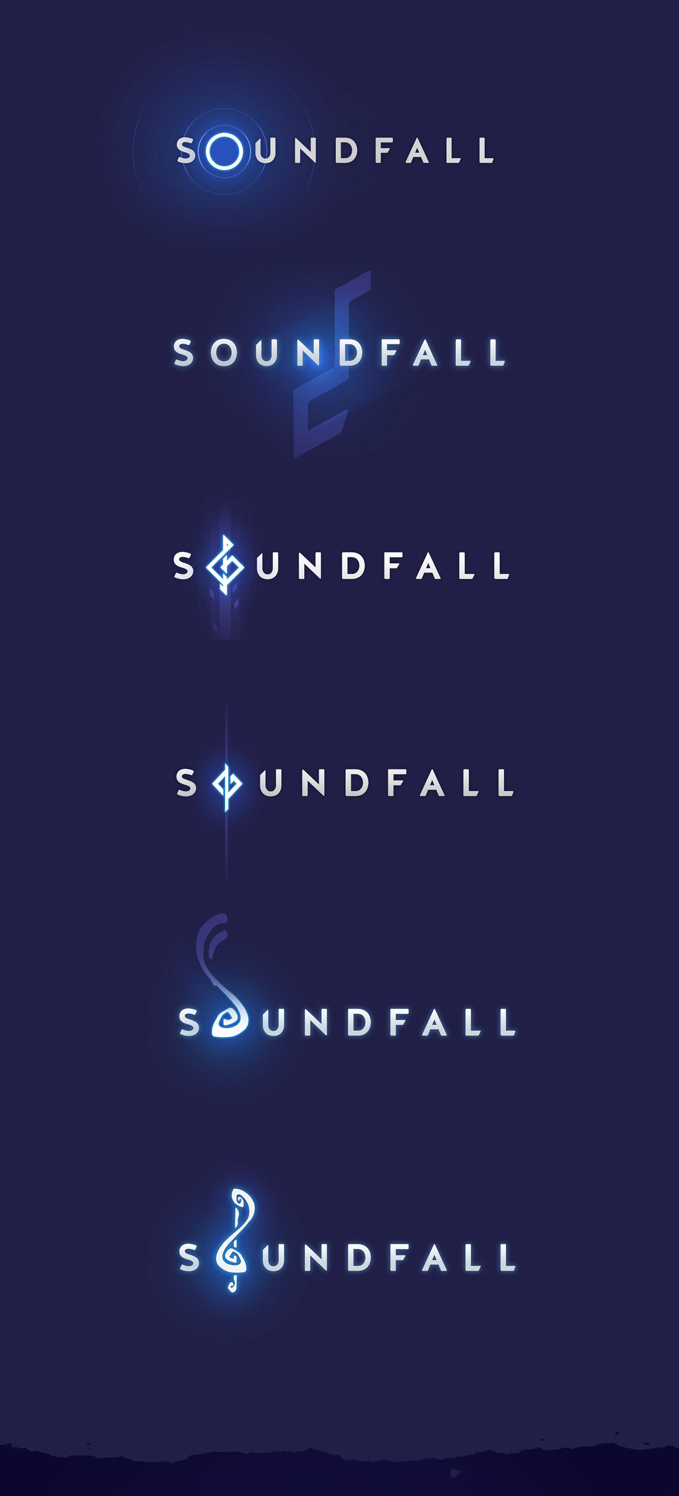 soundfall branding  game logo video game Game Art music BEAT drastic games logo gamedev