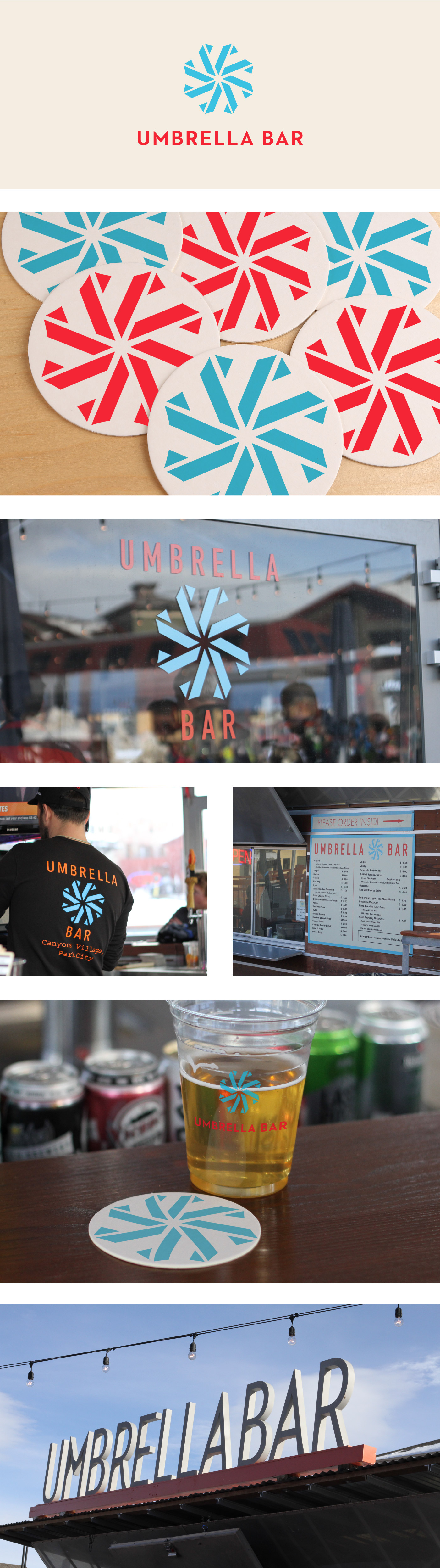 umbrella bar Canyons Resort PARK CITY Signage outdoors skiing apres ski