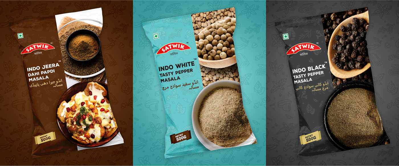 best packaging branding  design designing graphic logo masala Mockup Packaging spices