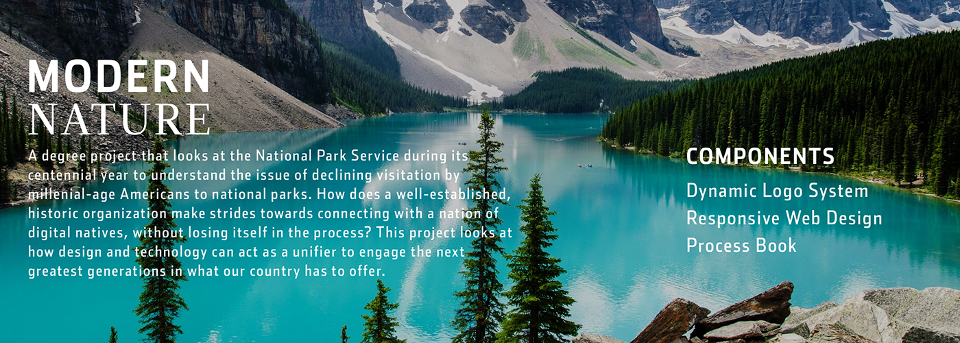 national parks responsive website dynamic logo Logo system Nature National Park Service mobile web design