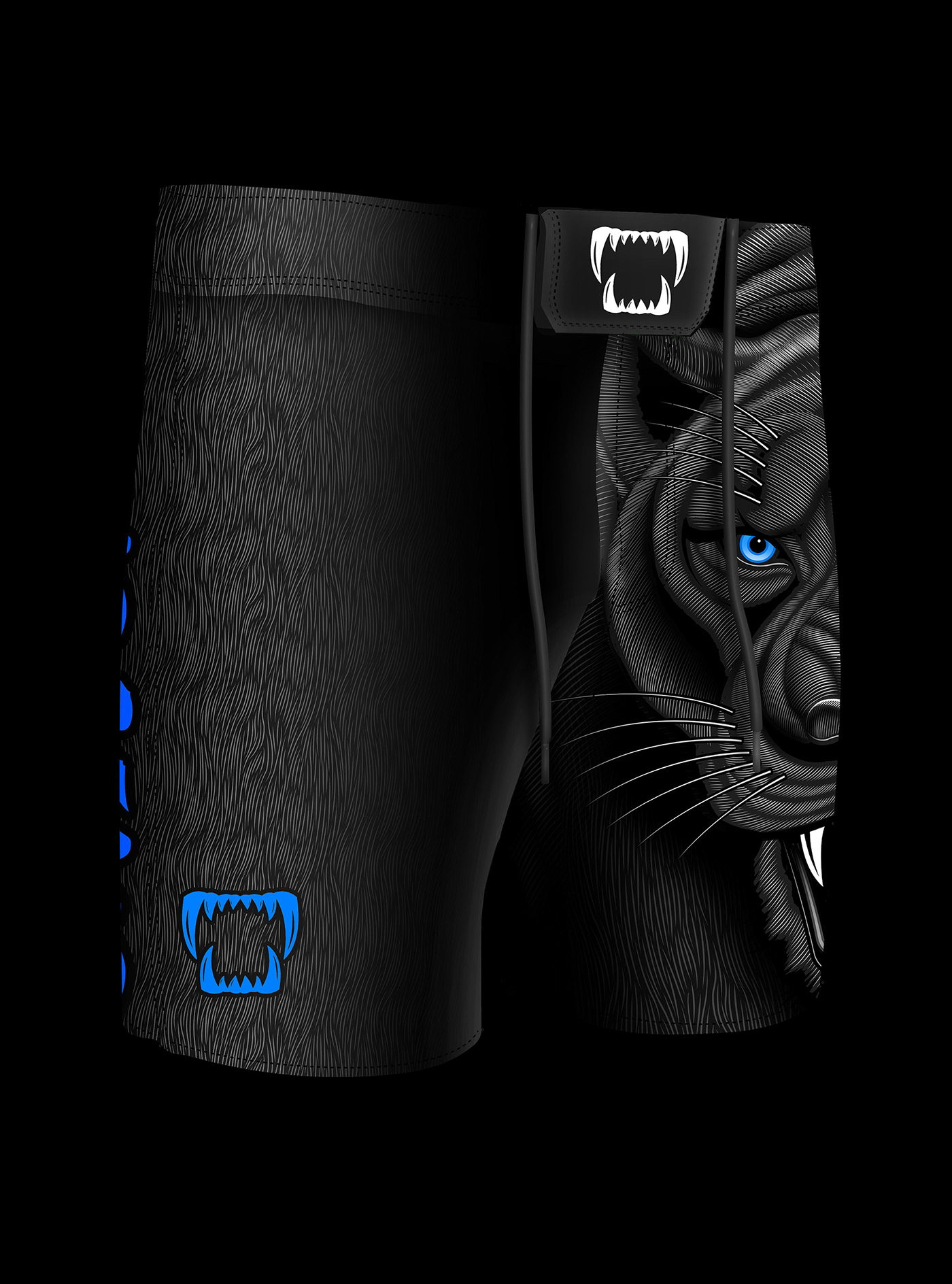 BJJ black panther cats Grappling jiu jitsu MMA panther Rash guard Sportswear vector