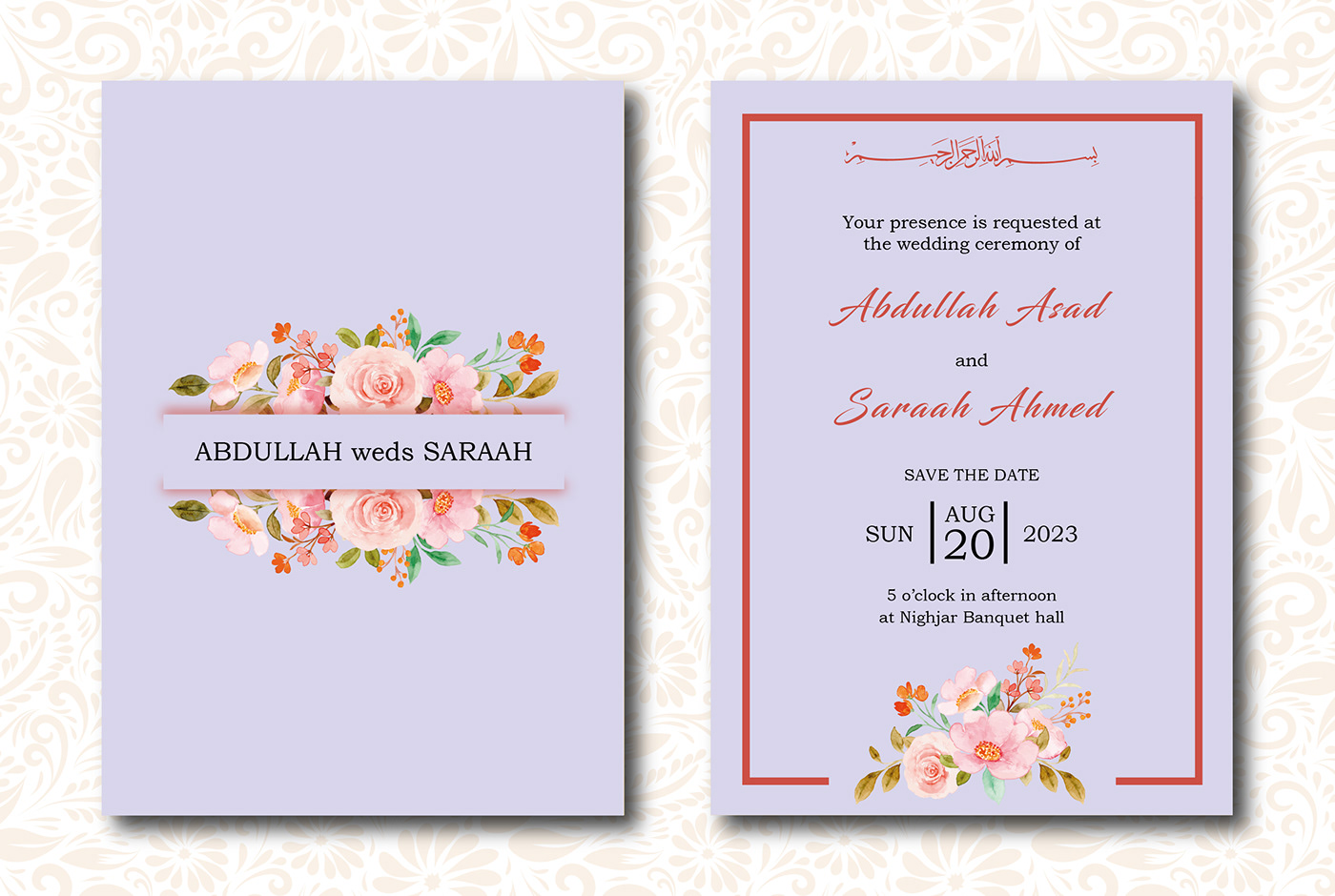 wedding invitation wedding cards Invitation Card graphic design  typography  