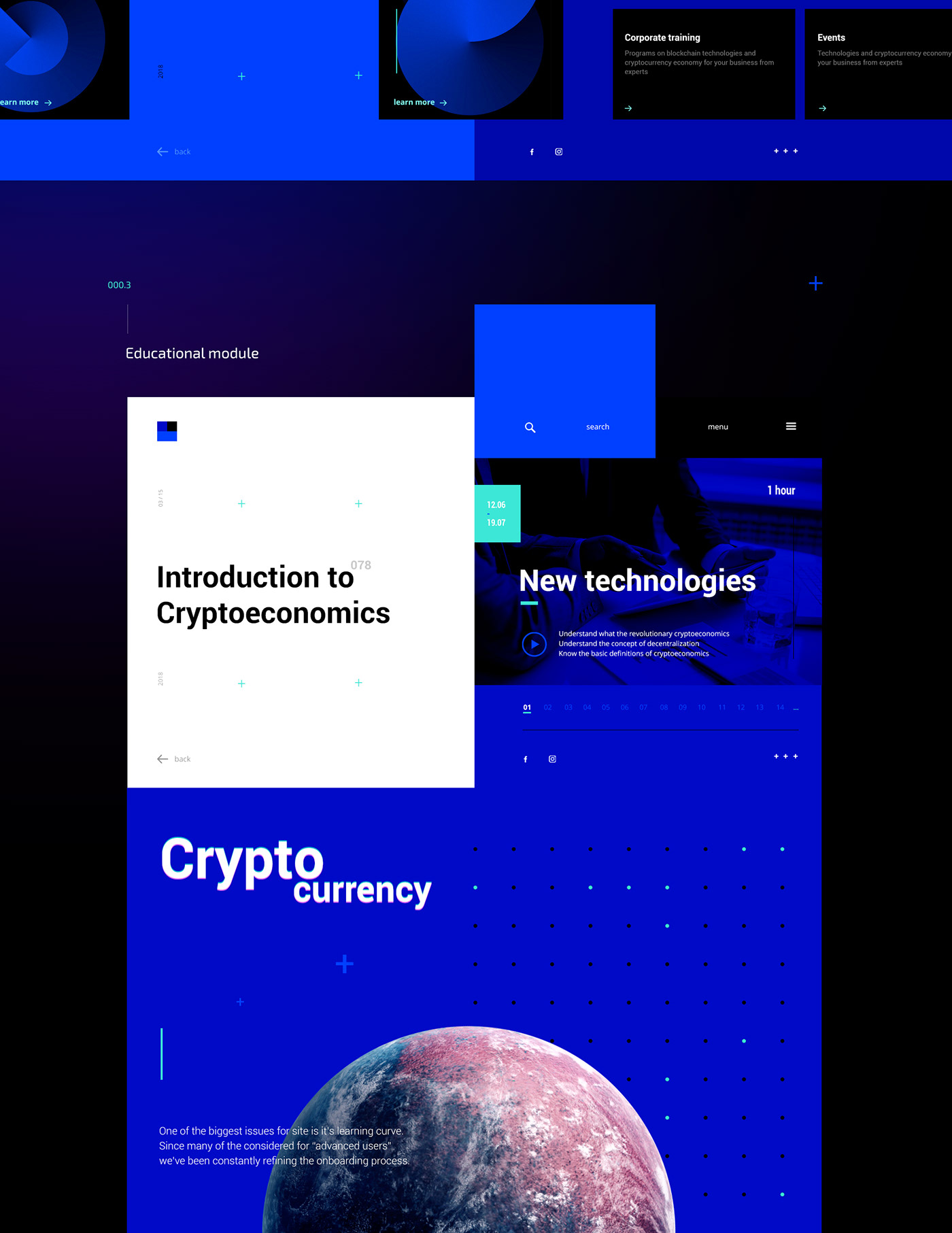 cryptocurrency courses UI ux Web bitcoin ethereum new Technology blockchain