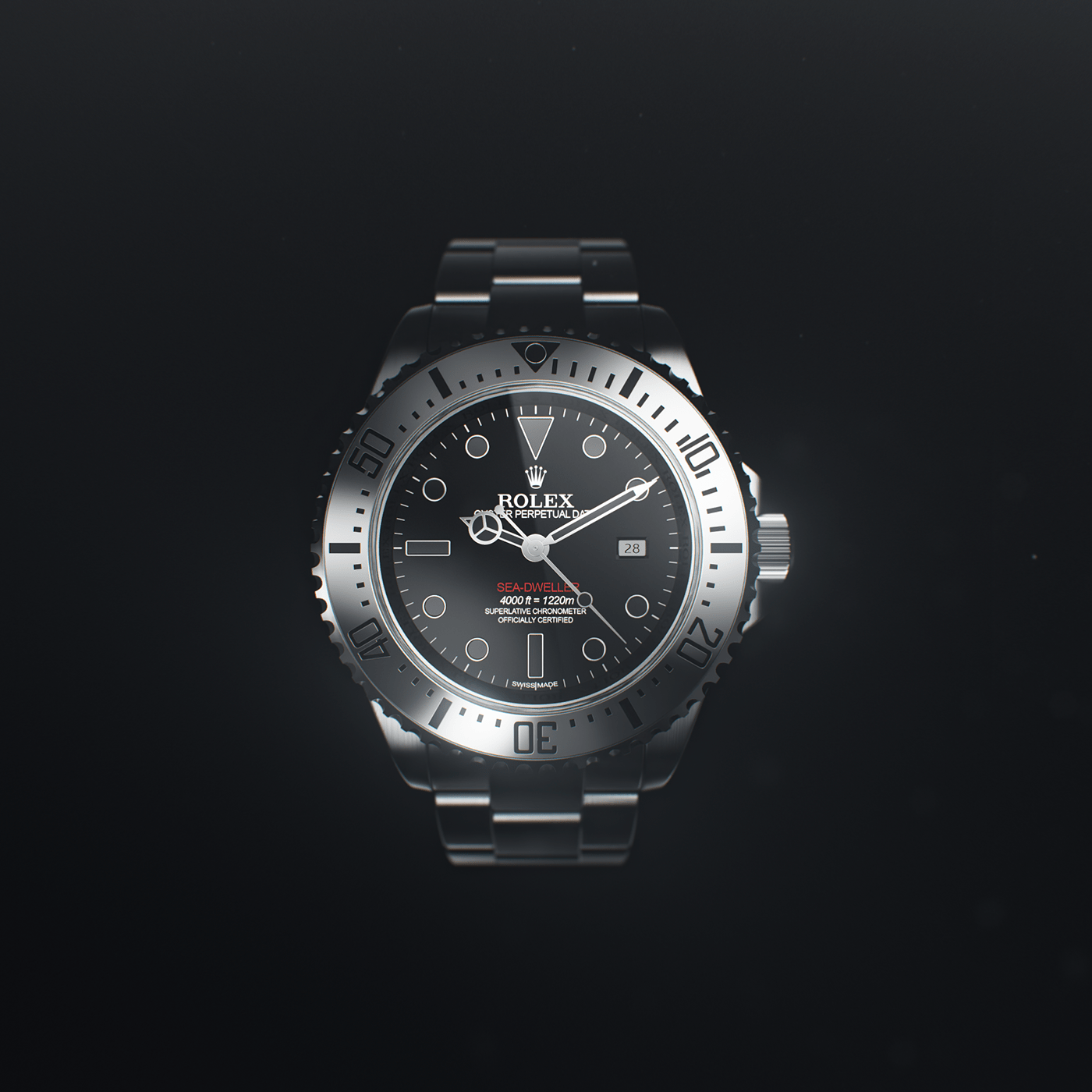 clock watch 3D luxury minimal business
