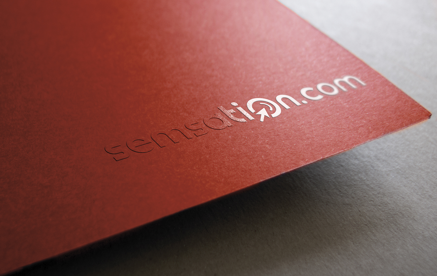 branding  Stationery logo sem agency red pixels magnifier bussiness cards Corporate Identity