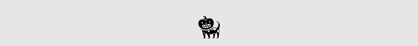 black and white Digital Drawing Drawing  graphic art graphic design  Halloween ILLUSTRATION  ink inktober postcards