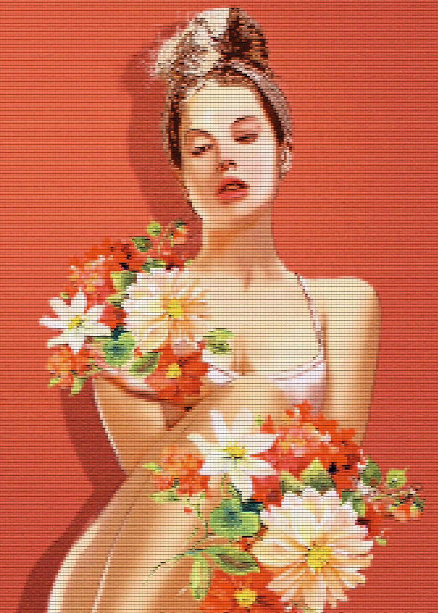 amandacerny art beauty digitalart Drawing  flower girl photoshop vine wallpaper