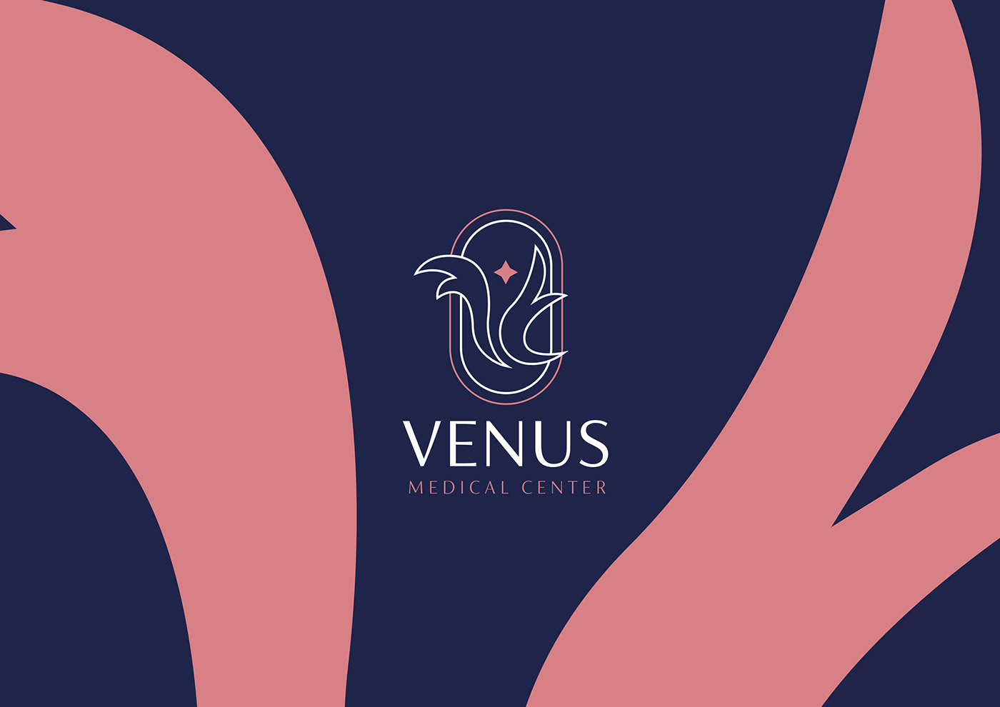 Brand Design branding  clinic logo medical medical center skin skincare venus women