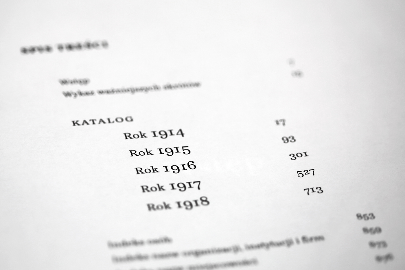 katalog Catalogue druki ulotne Biblioteka Narodowa typografia