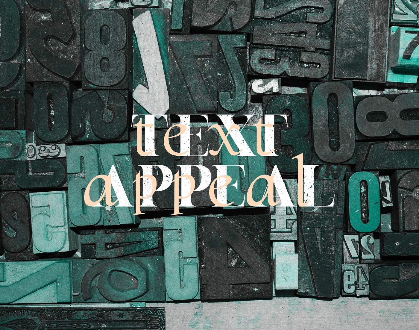This image represents the Text Appeal project focused on typography and orthotypography.