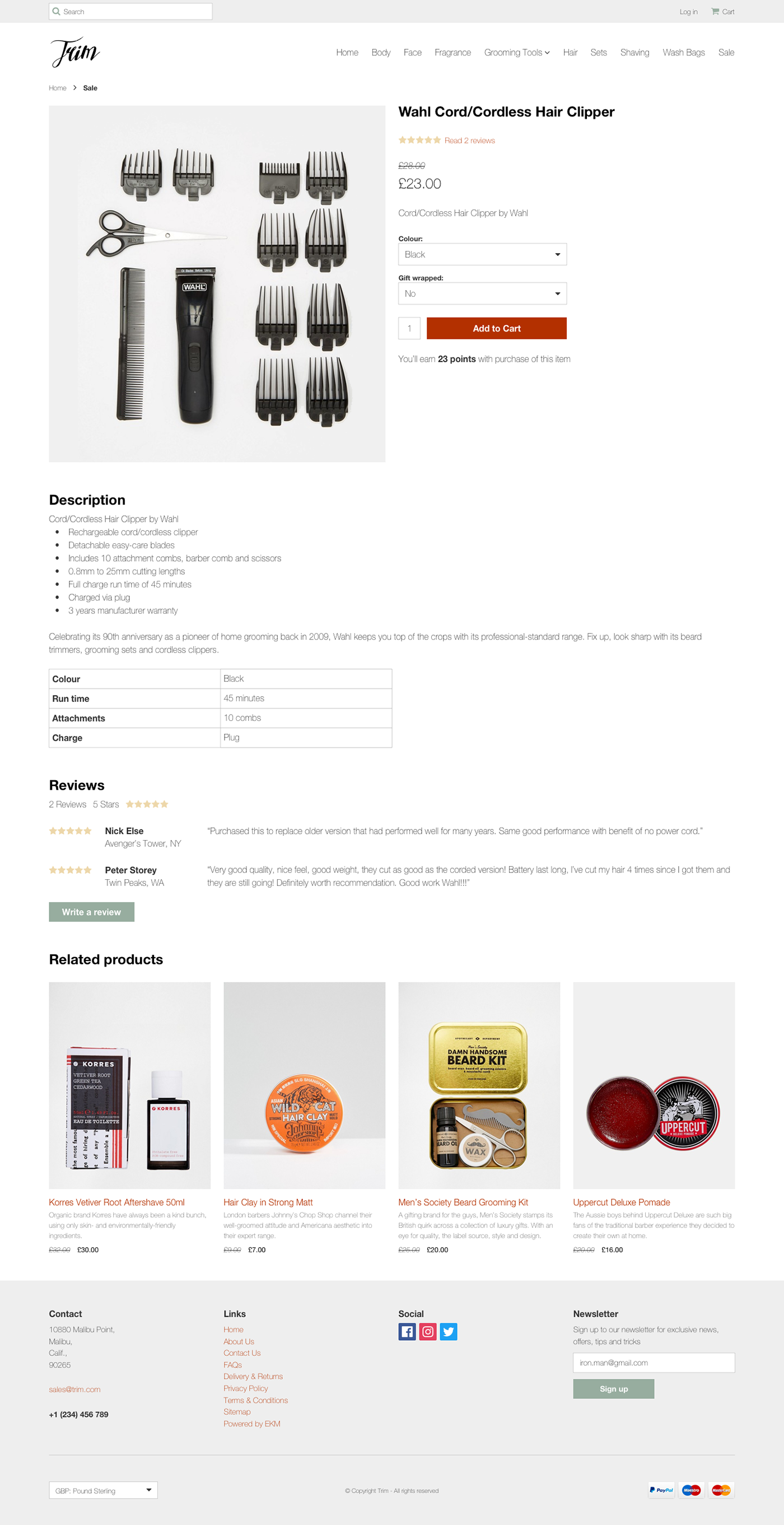 Ecommerce Web design online store shop