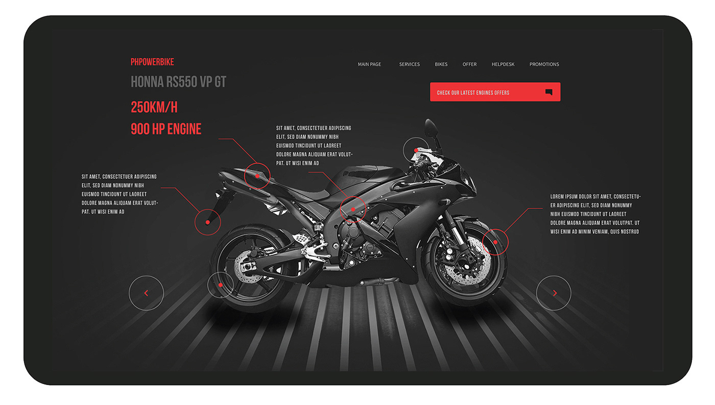 Bike daily challenge black colors motors UI ux photoshop key visual branding  Brand.