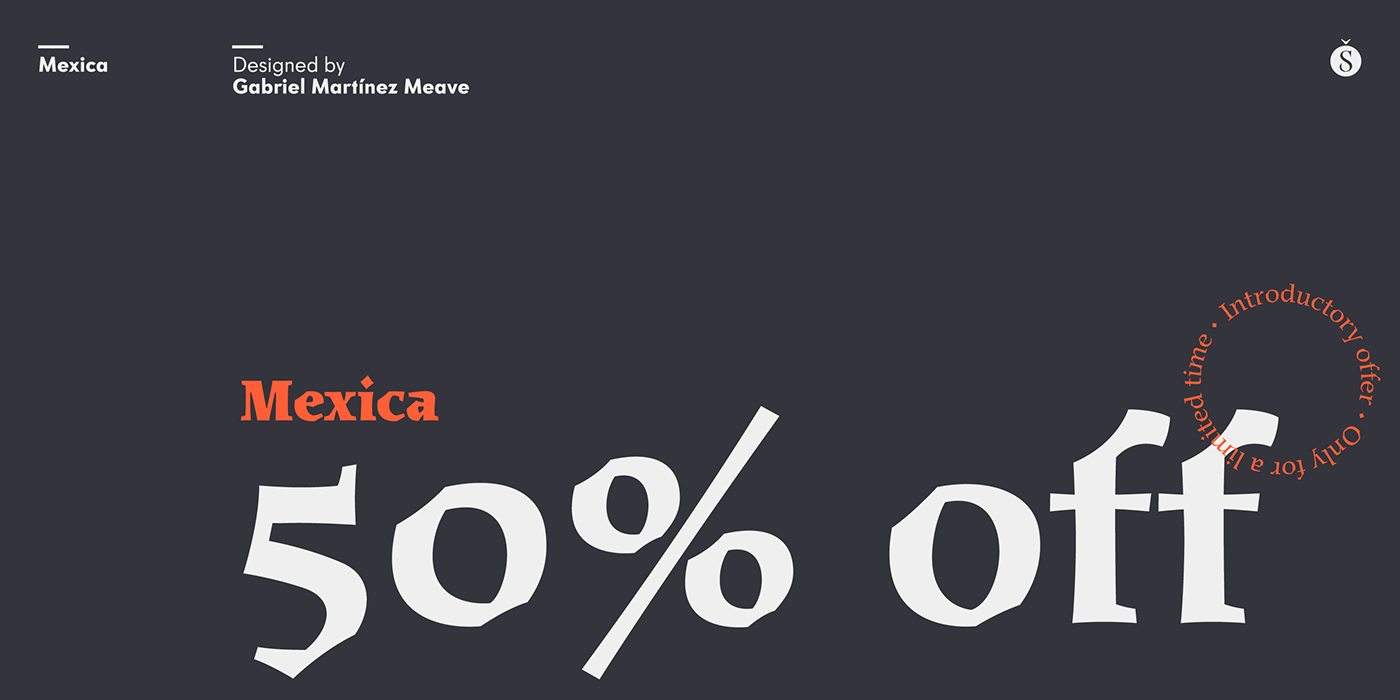 mexico typography   font sudtipos Meave graphic design  type design