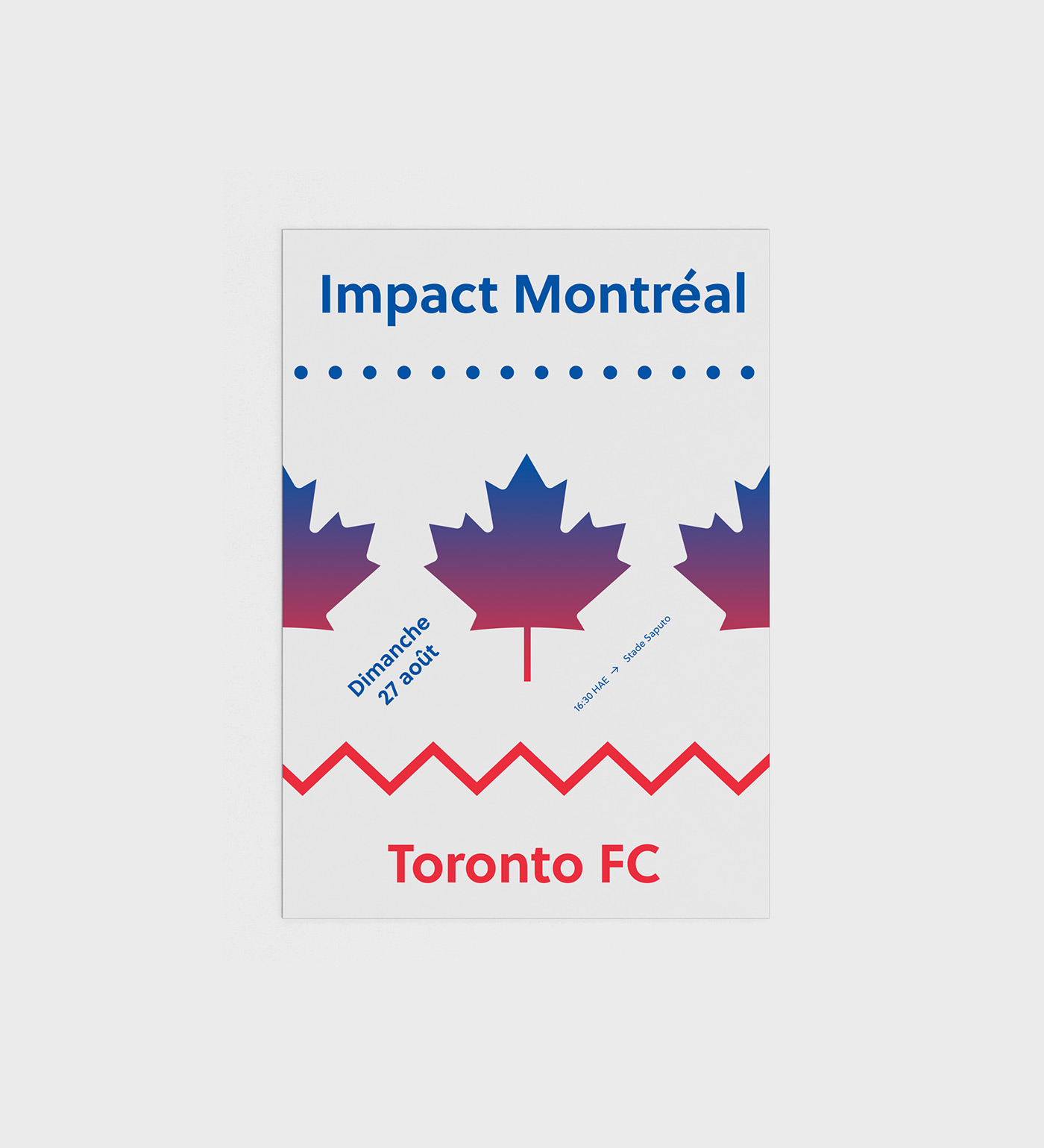 mls soccer football poster minimalist Montreal design