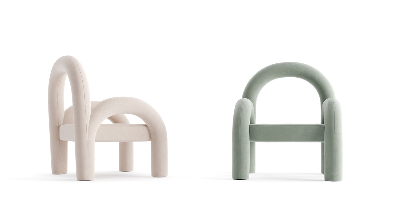 3D art chair design Digital Art  furniture Interior objects product visual