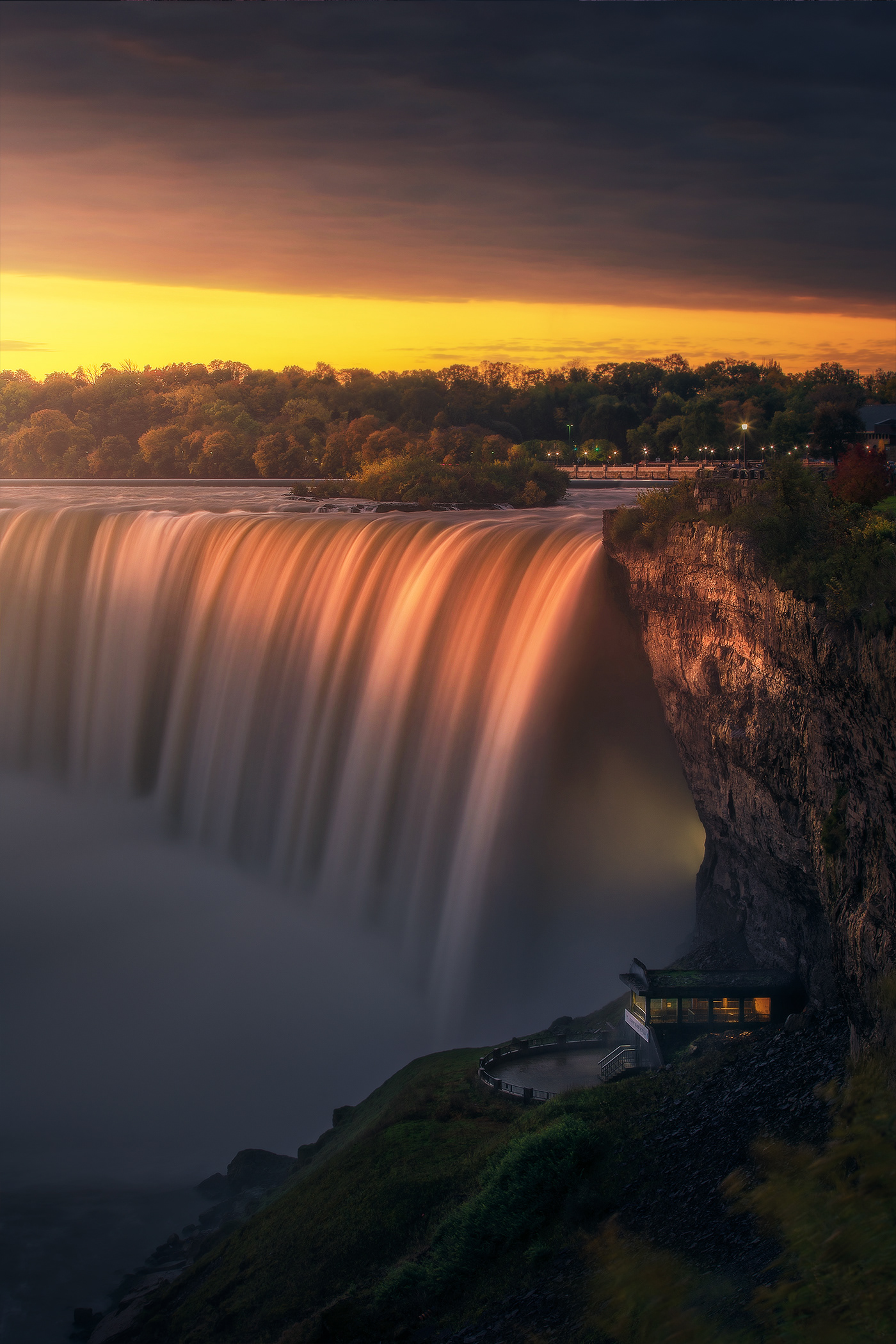 Canada Landscape landscape photography long exposure Nature Niagara Falls Ontario Sunrise sunset waterfall