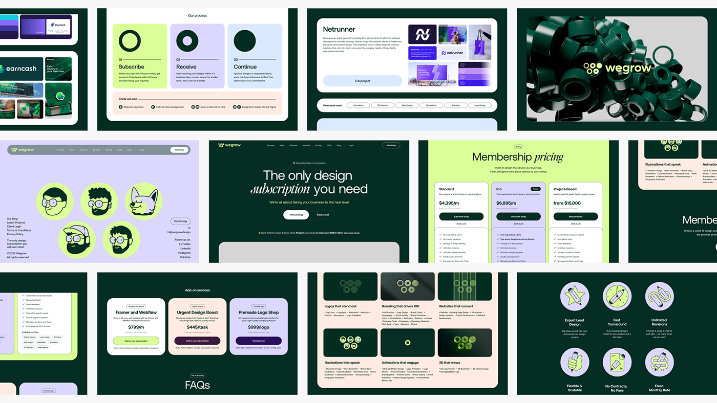 branding  Logo Design Logotype logos posters graphic design  subscription animation  3D Web Design 