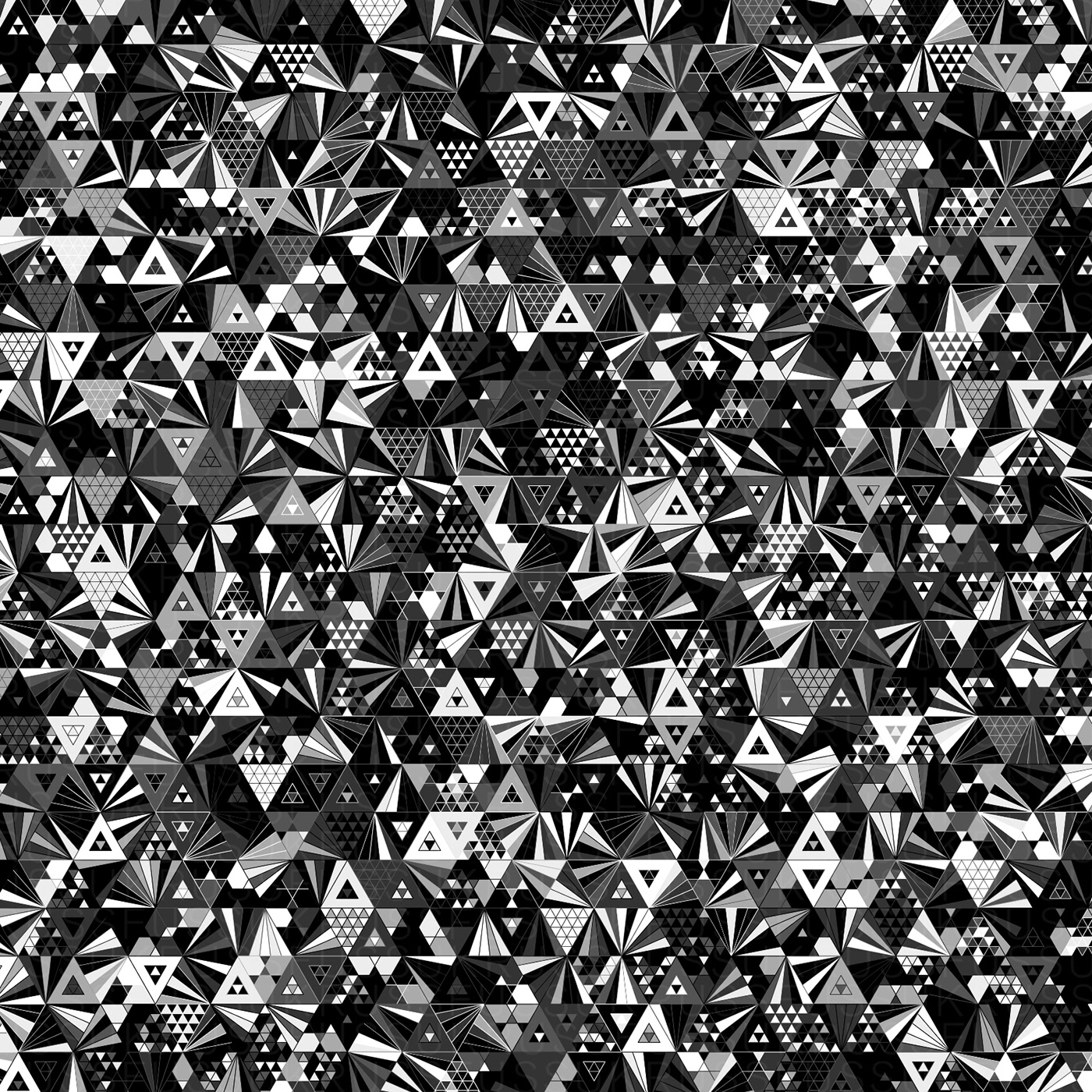pattern Space  geometry geometric monochrome black generative